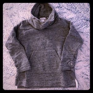 Crewcuts girls high neck sweatshirt w/ thumb holes